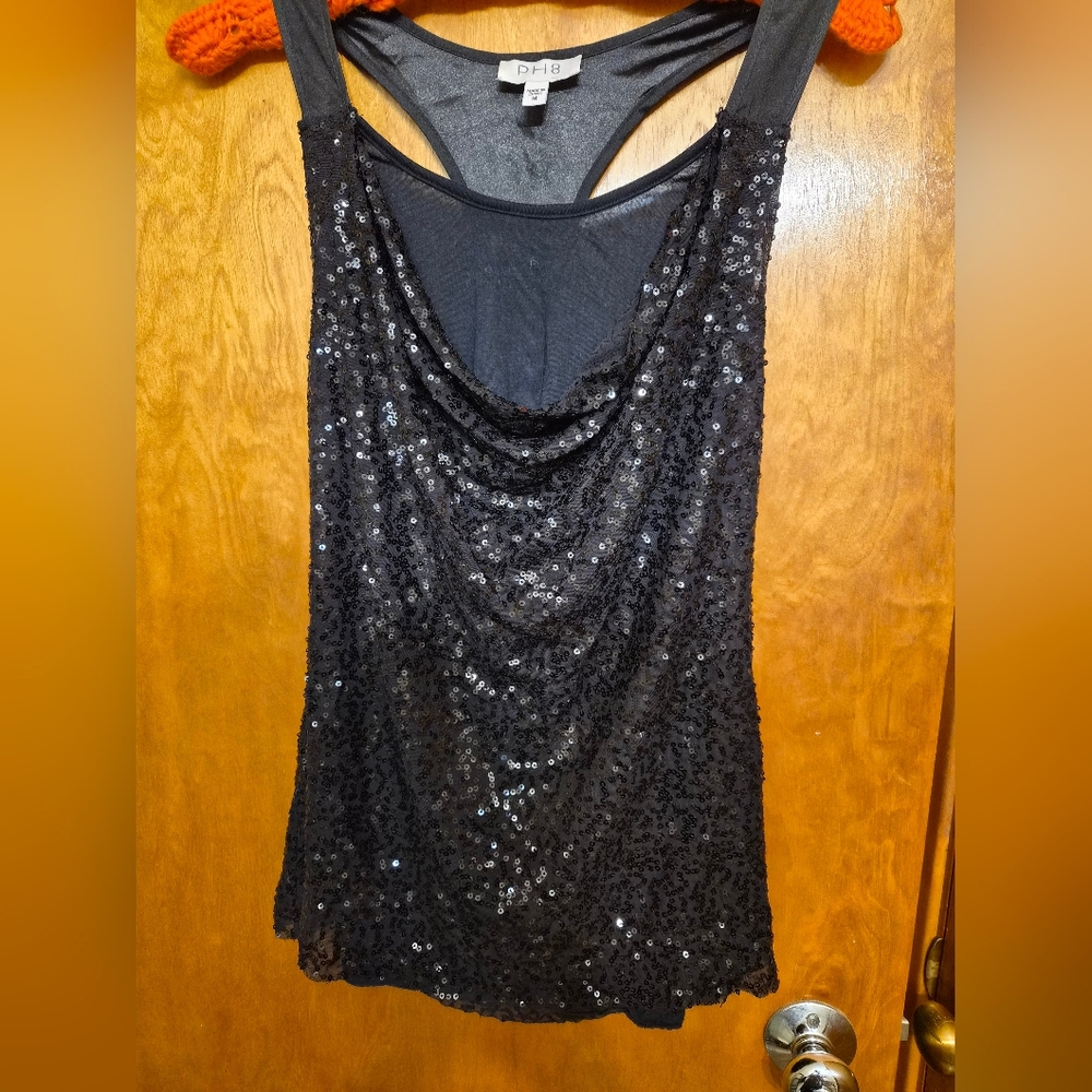 Sequin PH8 NWOT ♡Black🖤  Sleeveless Top